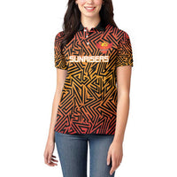 Custom South Africa Eastern Cape Cricket Women Polo Shirt Go Sunrisers - Wonder Print Shop
