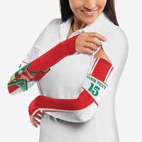Custom Morocco Football Arm Sleeves Go Champions Atlas Lions - White - Wonder Print Shop