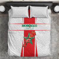 Morocco Football Bedding Set Go Champions Atlas Lions - White - Wonder Print Shop