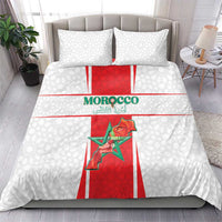 Morocco Football Bedding Set Go Champions Atlas Lions - White - Wonder Print Shop