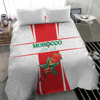 Morocco Football Bedding Set Go Champions Atlas Lions - White - Wonder Print Shop