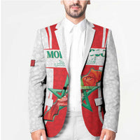 Custom Morocco Football Blazer Go Champions Atlas Lions - White - Wonder Print Shop