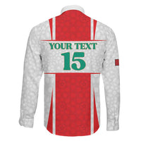 Custom Morocco Football Family Matching Puletasi and Hawaiian Shirt Go Champions Atlas Lions - White - Wonder Print Shop