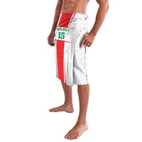 Custom Morocco Football Lavalava Go Champions Atlas Lions - White - Wonder Print Shop