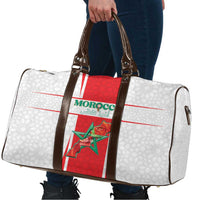 Morocco Football Travel Bag Go Champions Atlas Lions - White - Wonder Print Shop