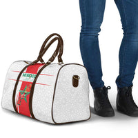 Morocco Football Travel Bag Go Champions Atlas Lions - White - Wonder Print Shop