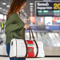 Morocco Football Travel Bag Go Champions Atlas Lions - White - Wonder Print Shop