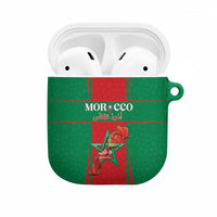Morocco Football AirPods Case Go Champions Atlas Lions - Red - Wonder Print Shop