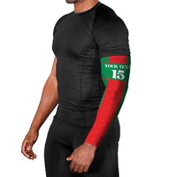 Custom Morocco Football Arm Sleeves Go Champions Atlas Lions - Red - Wonder Print Shop
