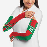 Custom Morocco Football Arm Sleeves Go Champions Atlas Lions - Red - Wonder Print Shop
