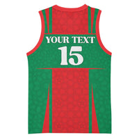 Custom Morocco Football Basketball Jersey Go Champions Atlas Lions - Red - Wonder Print Shop