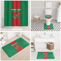 Morocco Football Bathroom Set Go Champions Atlas Lions - Red - Wonder Print Shop