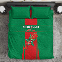 Morocco Football Bedding Set Go Champions Atlas Lions - Red - Wonder Print Shop