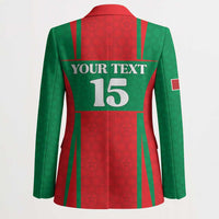 Custom Morocco Football Blazer Go Champions Atlas Lions - Red - Wonder Print Shop
