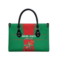 Morocco Football Leather Bag Go Champions Atlas Lions - Red - Wonder Print Shop