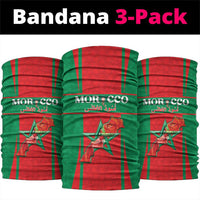 Morocco Football Neck Gaiter Go Champions Atlas Lions - Red - Wonder Print Shop