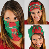 Morocco Football Neck Gaiter Go Champions Atlas Lions - Red - Wonder Print Shop
