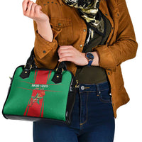 Morocco Football Shoulder Handbag Go Champions Atlas Lions - Red - Wonder Print Shop