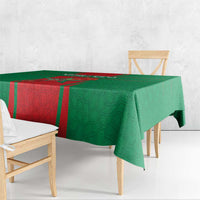 Morocco Football Tablecloth Go Champions Atlas Lions - Red - Wonder Print Shop