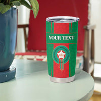 Custom Morocco Football Tumbler Cup Go Champions Atlas Lions - Red - Wonder Print Shop