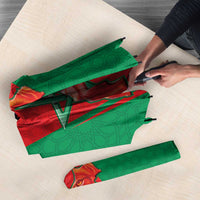 Morocco Football Umbrella Go Champions Atlas Lions - Red - Wonder Print Shop