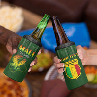 Custom Mali Football 4 in 1 Can Cooler Tumbler Go Champions Les Aigles - Wonder Print Shop