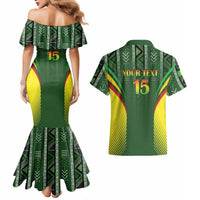 Custom Mali Football Couples Matching Mermaid Dress and Hawaiian Shirt Go Champions Les Aigles - Wonder Print Shop