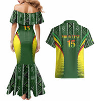 Custom Mali Football Couples Matching Mermaid Dress and Hawaiian Shirt Go Champions Les Aigles - Wonder Print Shop