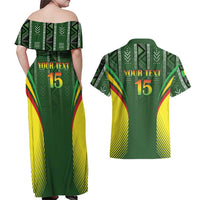Custom Mali Football Couples Matching Off Shoulder Maxi Dress and Hawaiian Shirt Go Champions Les Aigles - Wonder Print Shop