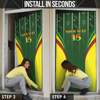 Custom Mali Football Door Cover Go Champions Les Aigles - Wonder Print Shop