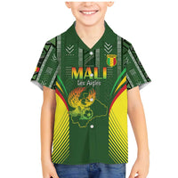 Custom Mali Football Family Matching Mermaid Dress and Hawaiian Shirt Go Champions Les Aigles - Wonder Print Shop