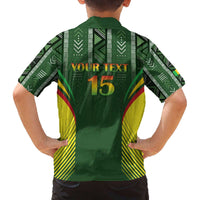 Custom Mali Football Family Matching Off The Shoulder Long Sleeve Dress and Hawaiian Shirt Go Champions Les Aigles - Wonder Print Shop