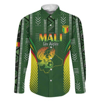 Custom Mali Football Family Matching Off The Shoulder Long Sleeve Dress and Hawaiian Shirt Go Champions Les Aigles - Wonder Print Shop