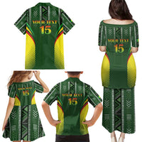 Custom Mali Football Family Matching Puletasi and Hawaiian Shirt Go Champions Les Aigles - Wonder Print Shop