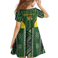 Custom Mali Football Family Matching Short Sleeve Bodycon Dress and Hawaiian Shirt Go Champions Les Aigles - Wonder Print Shop