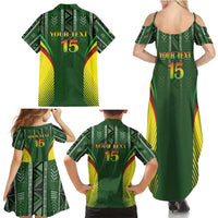Custom Mali Football Family Matching Summer Maxi Dress and Hawaiian Shirt Go Champions Les Aigles - Wonder Print Shop