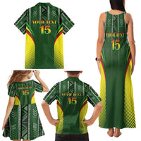 Custom Mali Football Family Matching Tank Maxi Dress and Hawaiian Shirt Go Champions Les Aigles - Wonder Print Shop