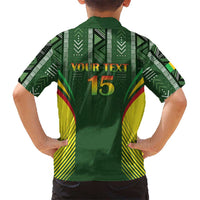 Custom Mali Football Kid Hawaiian Shirt Go Champions Les Aigles - Wonder Print Shop