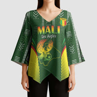 Custom Mali Football Kimono Sleeve Blouse Go Champions Les Aigles - Wonder Print Shop
