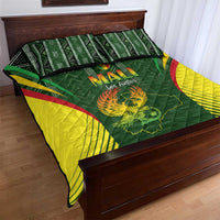 Mali Football Quilt Bed Set Go Champions Les Aigles - Wonder Print Shop