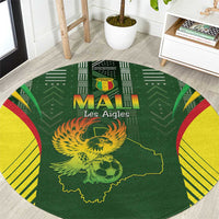 Mali Football Round Carpet Go Champions Les Aigles - Wonder Print Shop