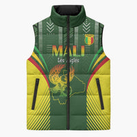 Custom Mali Football Sleeveless Puffer Jacket Go Champions Les Aigles - Wonder Print Shop