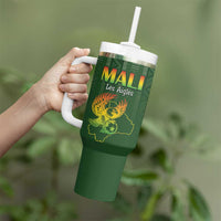 Custom Mali Football Tumbler With Handle Go Champions Les Aigles - Wonder Print Shop
