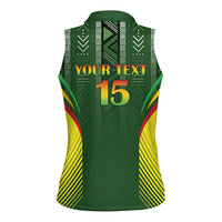 Custom Mali Football Women Sleeveless Polo Shirt Go Champions Les Aigles - Wonder Print Shop