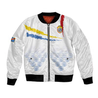 Custom DR Congo Football Bomber Jacket Road To Champions - Wonder Print Shop