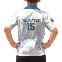 Custom DR Congo Football Kid Hawaiian Shirt Road To Champions - Wonder Print Shop