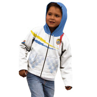 Custom DR Congo Football Kid Hoodie Road To Champions - Wonder Print Shop