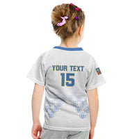 Custom DR Congo Football Kid T Shirt Road To Champions - Wonder Print Shop