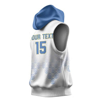 Custom DR Congo Football Sleeveless Hoodie Road To Champions - Wonder Print Shop
