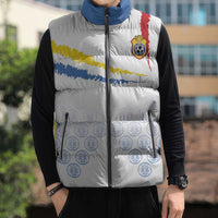 Custom DR Congo Football Sleeveless Puffer Jacket Road To Champions - Wonder Print Shop